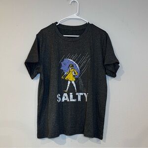 Women’s “salty “gray‎ T-shirt in a size extra large.